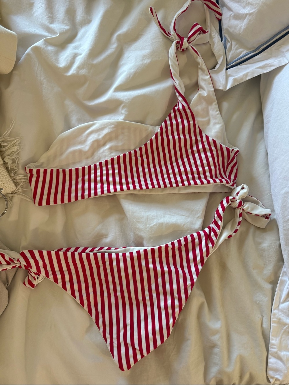 Revolver superdown clari bikini in red stripe - Picture 7 of 8